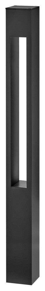 Hinkley Atlantis Square Large Bollard, Satin Black