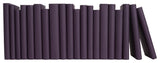 Decorative Books - Violet Paper Wrapped - Purple Books By The Foot