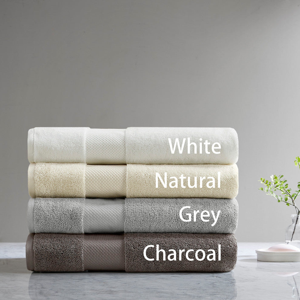 Madison Park Signature Turkish 100% Cotton Bath Sheet 2-Pc Set 35x70", Natural