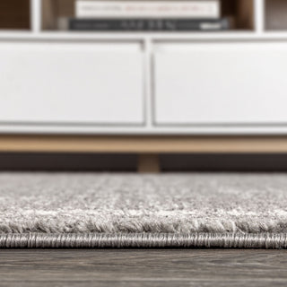 Zaina Moroccan Beni Souk Area Rug, Gray/Cream, 8 X 10