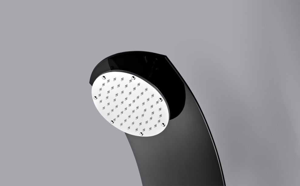 ANZZI Colossal 56" Full Body Shower Panel, Black