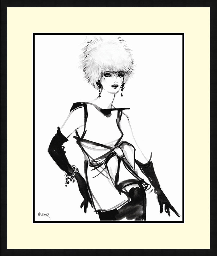"Olivia" By Mona Shafer-Edwards, Framed Wall Art, Ready to Hang