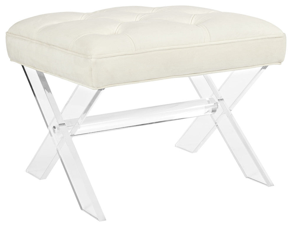 Modern Ivory Swift Bench