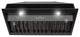 36" Insert/Built-in Matte Black Range Hood, Dimmable, 3-Speeds 600CFM, Cool White Light, Matte Black