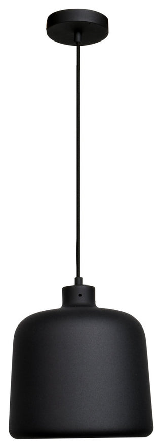 Access Lighting 23778/MGL Nostalgia 1 Light 10"W Mini Pendant - Matte Black