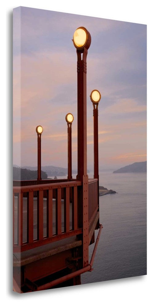 "Golden Gate Bridge - 48" By Alan Blaustein, Giclee Print on Gallery Wrap Canvas