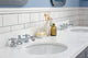 72" Wide Cashmere Gray Double Sink Quartz Carrara Bathroom Vanity