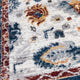 Alexandria Xyryl Power-Loomed Polypropylene Area Rug, Blue, 2' X 6'