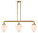 Innovations 213-SG-G661-7-LED 3 Light Island Light, Satin Gold