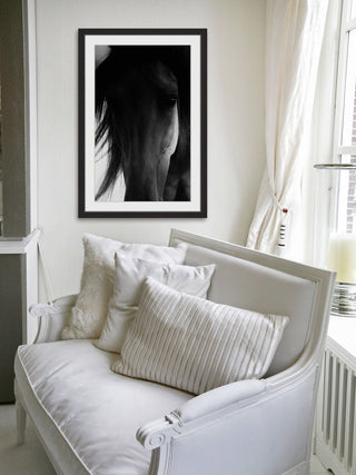 "Shadow Horse" Framed Painting Print, 12x18