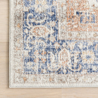 Nuloom Vintage Jacquie Floral Traditional Area Rug, Blue 2'8"x8'