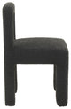Hazel Boucle Dining Chair, Black