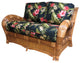 Kingston Reef Love Seat in Cinnamon, Baja-Lemon Fabric