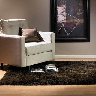 Classic Brown Bear Faux Fur Rectangle Rug, 56"x79"