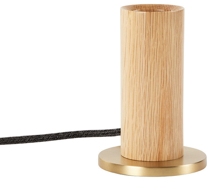Oak Knuckle Table Lamp With Enno