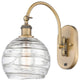 Innovations 518-1W-BB-G1213-8-LED 1-Light Sconce, Brushed Brass