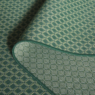 Safavieh Terrace Collection TER804 Rug, Dark Green/Light Green, 6'7" Round