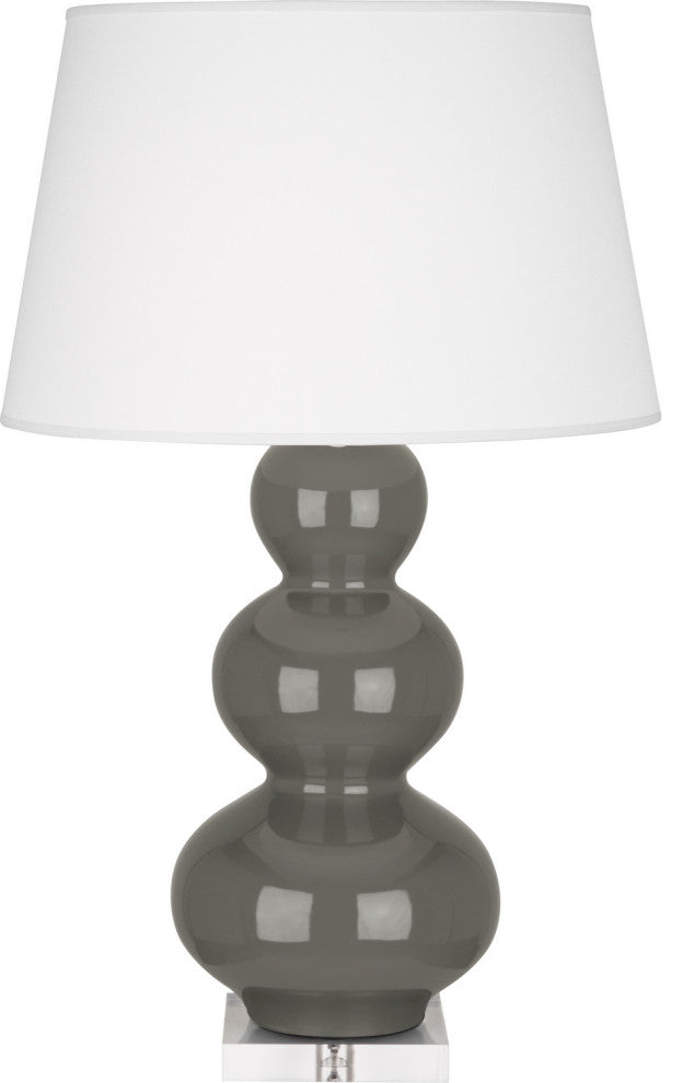 Robert Abbey RA-CR43X 1-Light Table Lamp, Triple Gourd