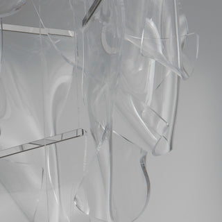 ET2 E24878-133 Rinkle 36"W LED Multi Light Linear Abstract - Brushed Gunmetal