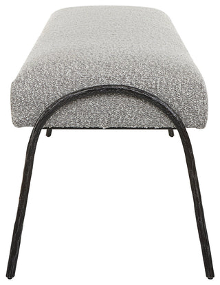 Uttermost Jacobsen Modern Gray Bench