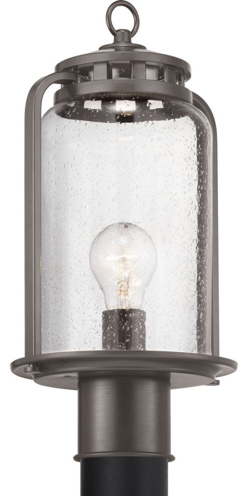 Botta Collection Antique Bronze 1-Light Post Lantern