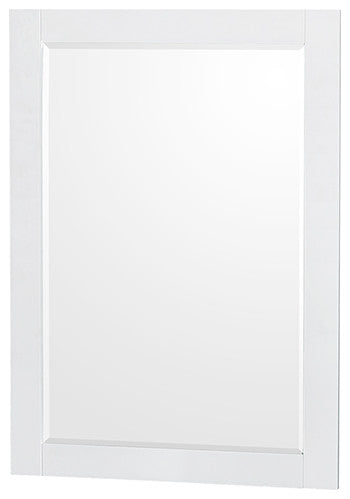 Sheffield 60" White DBL Vanity, Carrara Marble Top, UM Sq Sinks, 24" Mrrs