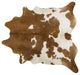 Brazilian Brown and White Cowhide, Xxlarge