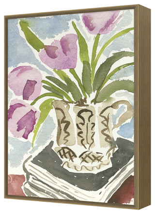 Brown Vase Fine Art Print, Oak, 28"x19"