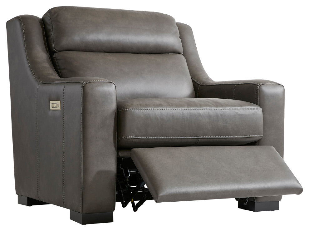 Bernhardt Germain Leather Power Motion Chair