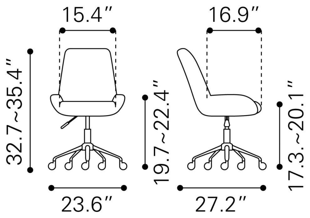 Computer Work Chair, Steel Metal, Fabric, Red, Chrome, Home Business Office