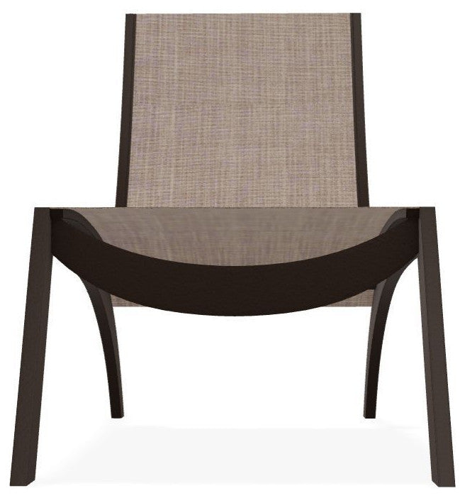 Dune Sling Stackable Outdoor Hydro-Lounge Chaise, Augustine Fennel/Kona