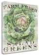 "Farm Fresh Greens" By Sue Schlabach, Giclee Print on Gallery Wrap Canvas