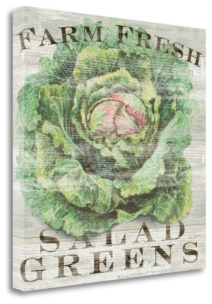 "Farm Fresh Greens" By Sue Schlabach, Giclee Print on Gallery Wrap Canvas