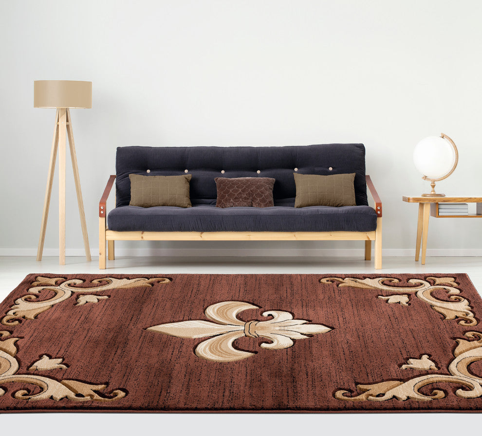 United Weavers Bristol Barnsley Brown Mat Rug 2'7x4'2