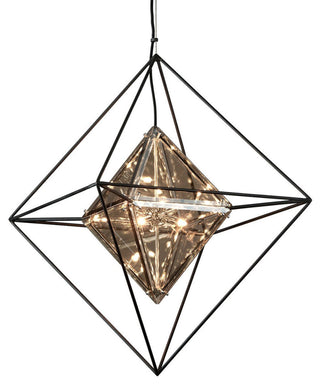 Troy Lighting F5326 Epic 6 Light 24"W Hand Worked Pendant - Forged Iron