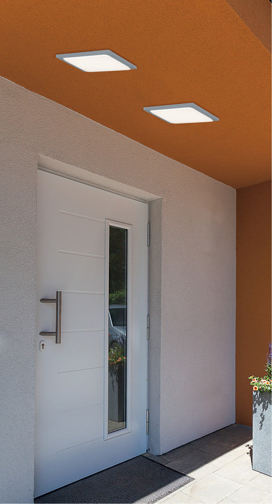 Trave LED Outdoor Patio Light, Light Gray