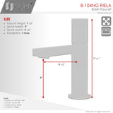 STYLISH Single Handle Modern Bathroom Faucet Basin Sink Faucet