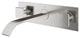 VIGO Titus 3" H 2-Handle Wall Mount Bathroom Faucet, Brushed Nickel