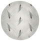 Feather Stripe Spring Chenille Rug, Lunar Gray, 5' Round