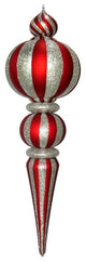 53" Oversized Red Shatterproof  Finial