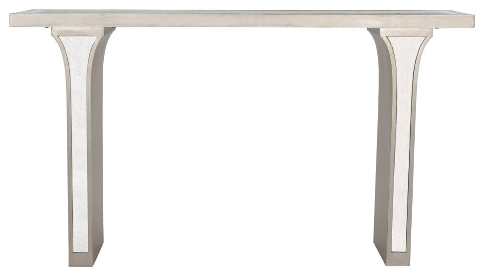 Katya Silver and Mirrored Console Table