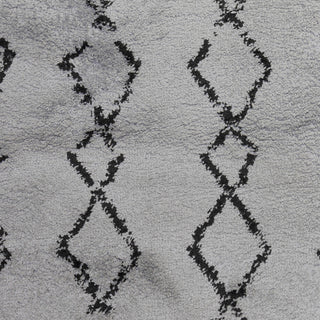 Aspen Shag Polypropylene Area Rug, Gray/Black, 8'3" X 11'6"