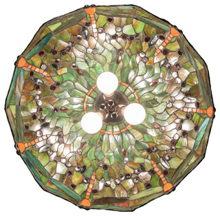 20 Wide Tiffany Hanginghead Dragonfly Pendant