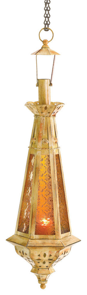 Amber Candle Lantern
