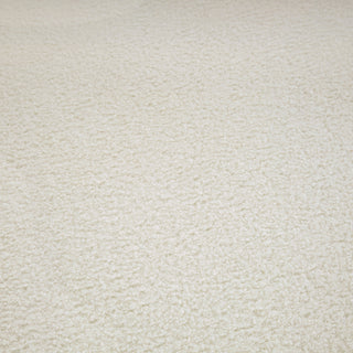 Argyle Upholstered Chaise/Loveseat, Cream, Teddy Fabric