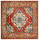 Safavieh Couture Monaco MNC243 Rug, Orange / Light Blue, 11' Square