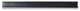 Nero Marquina Black Marble Groove Liner Pencil Trim Molding Polished, 1 piece