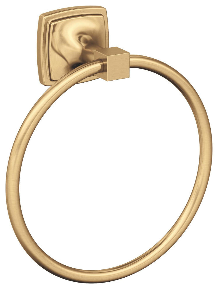 Amerock Stature Transitional Towel Ring, Champagne Bronze