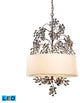 ELK Lighting Winterberry 4-Light LED Pendelier, Antique Darkwood