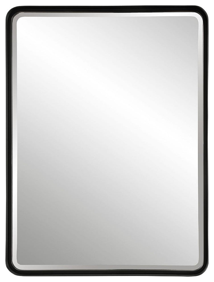 Uttermost Crofton Black Large Mirror